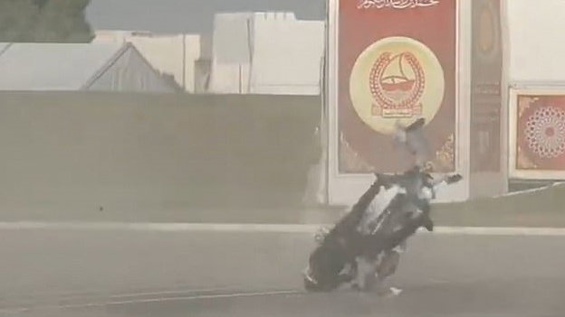 hover bike cras
